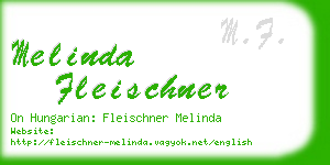 melinda fleischner business card